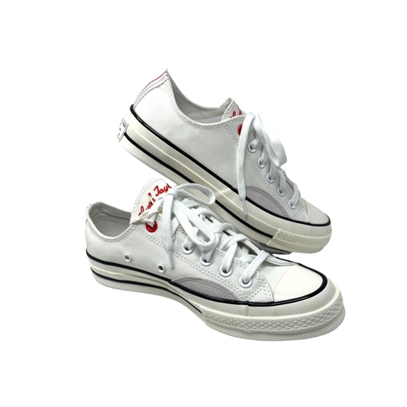 COPY - Converse Chuck 70 OX Sneakers Low Casual White Canvas Skate Shoes Women … - Picture 7 of 10